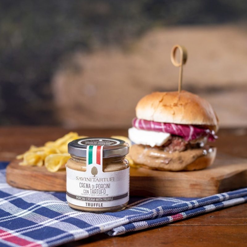 CREMA DI PORCINI CON TARTUFO  GR. 90