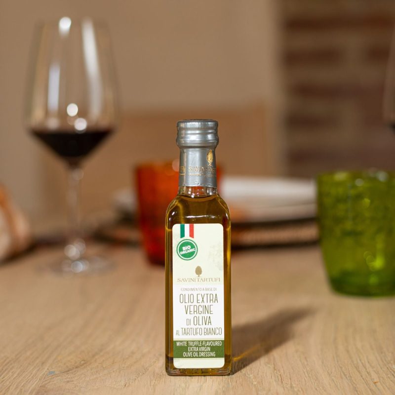 CONDIM. BIO A BASE DI OLIO EXTR.DI OLIVA ITALIANO AL TARTU BIANCO ML.100